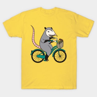 Possum on a Bicycle T-Shirt